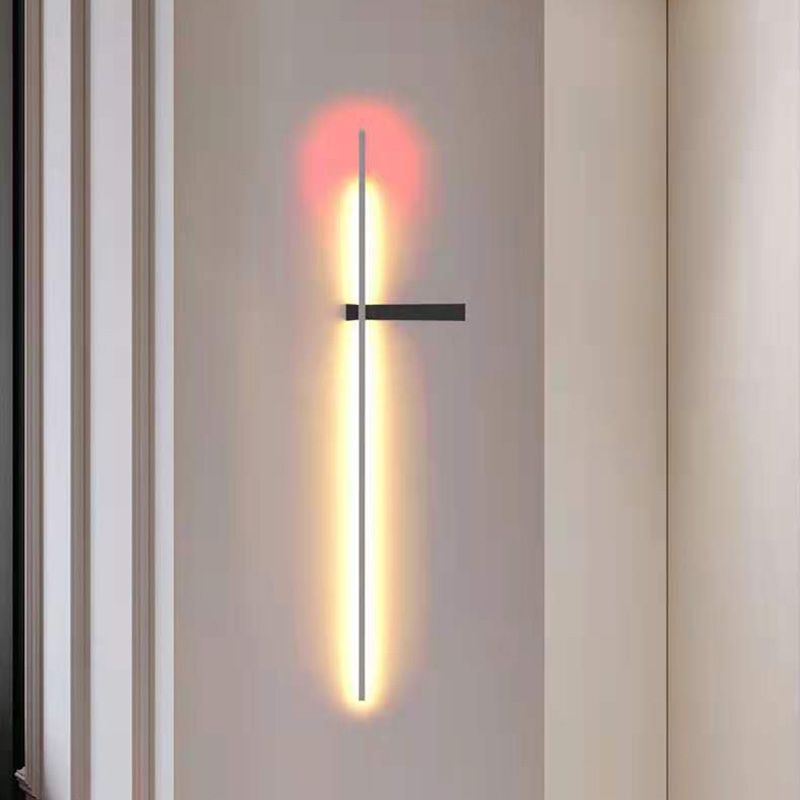 Moderno de tono lineal Diconteo Acrílico 1 Luces de luz para Hall and Foyer