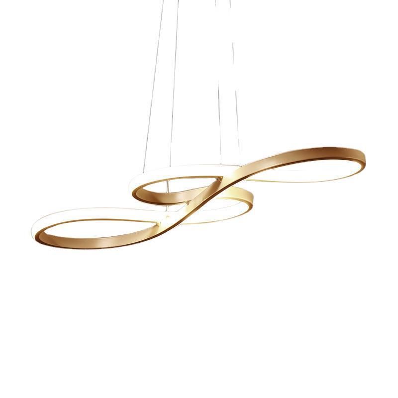 Nota musicale contemporanea lampadario Light Metal Suspension Light for Restaurant