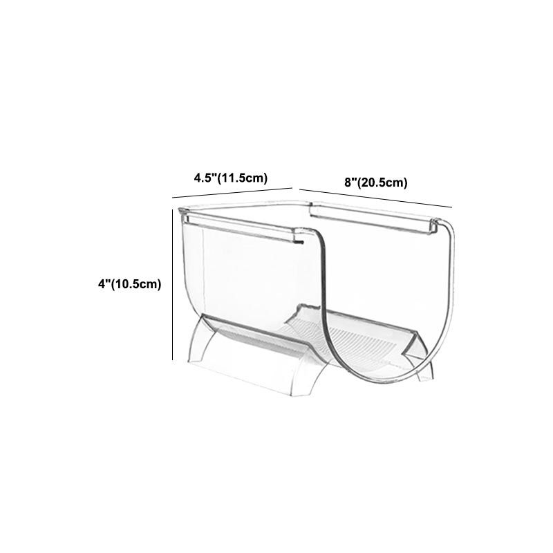 Modern Acrylic Wine Rack Bottle Tabletop Or Countertop Free-Stand Bottle Holder in Clear