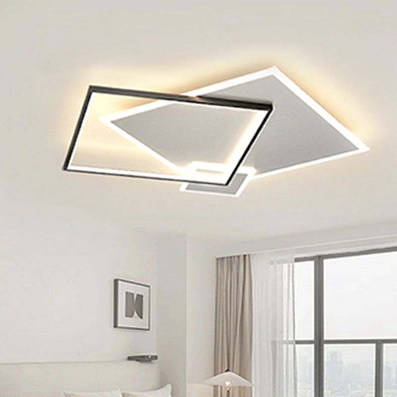 Luz montada en el techo geométrica del montaje empotrado del metal LED del minimalismo para el dormitorio