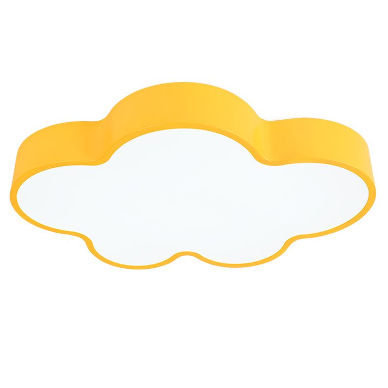 Cloud-shaped Flush Mount Light Fixture Modern Acrylic Flush Light