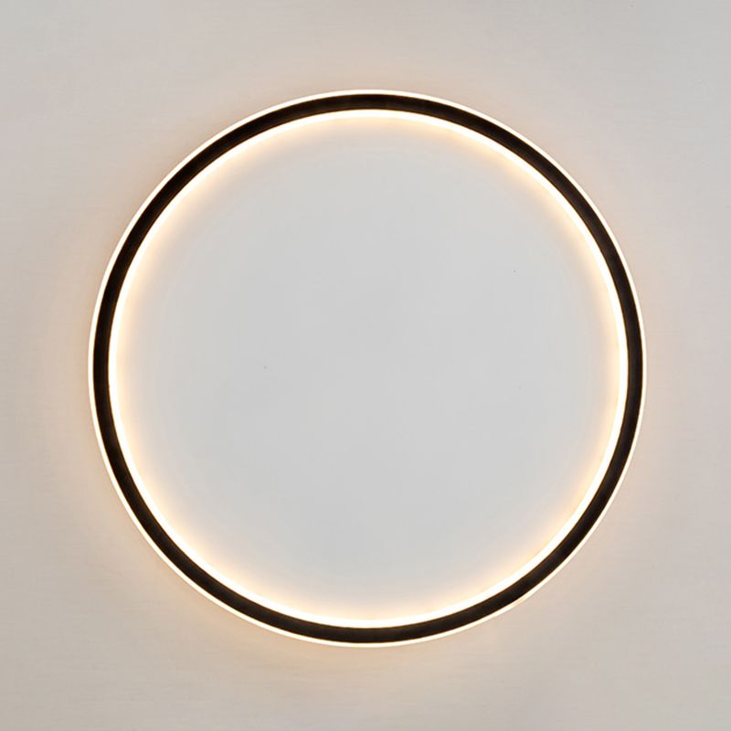 Lámpara empotrada LED ultrafina de 1 luz, nueva lámpara acrílica moderna de montaje en techo para dormitorio