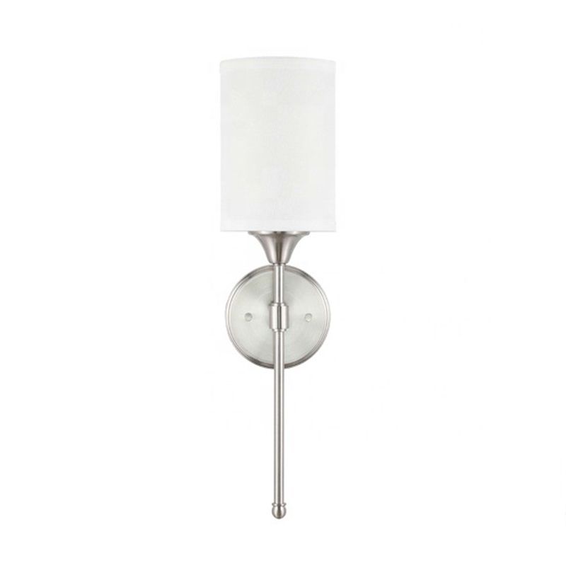 Simple Geometric Wall Lamps Fabric Wall Light Fixtures for Bedroom