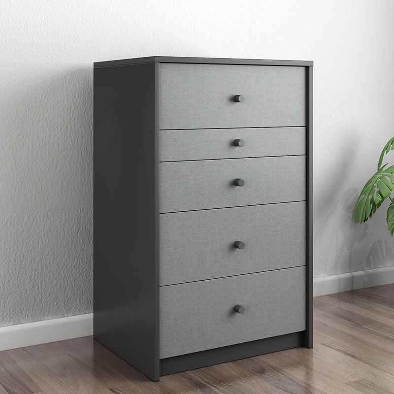 Make-up Vanity with 5 Storage Drawers 15.74" Wide Wooden Dresser