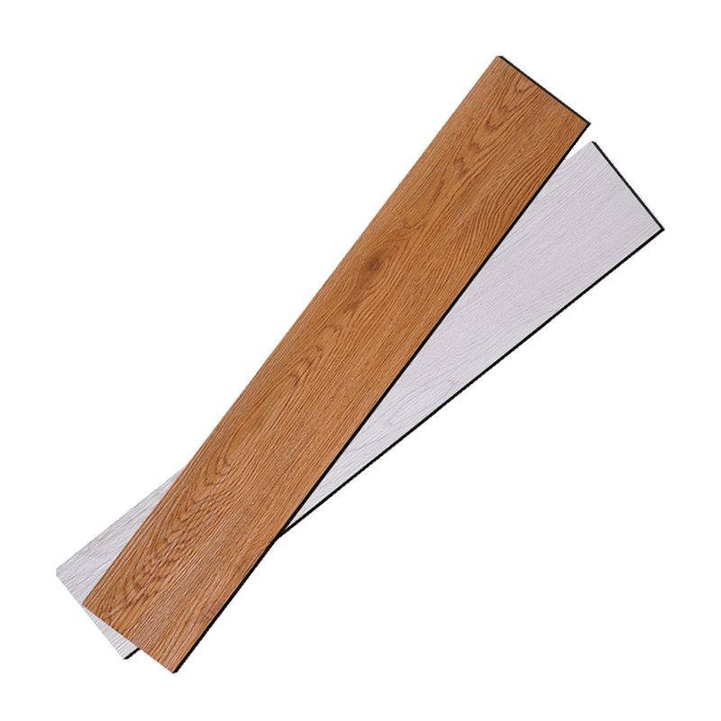 PVC Flooring Peel and Stick Smooth Wood Look Rectangle Vinyl Flooring