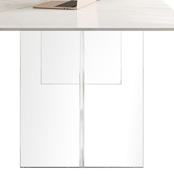 Modern Dining Set 1/2/5 Pcs Rectangle Acrylic Frame Dining Table and Chairs