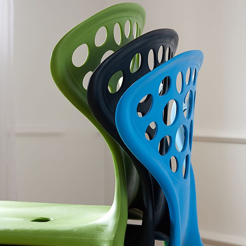 Nordic Armrest Backrest Acrylic Chair with Acrylic Legs for Dining Room