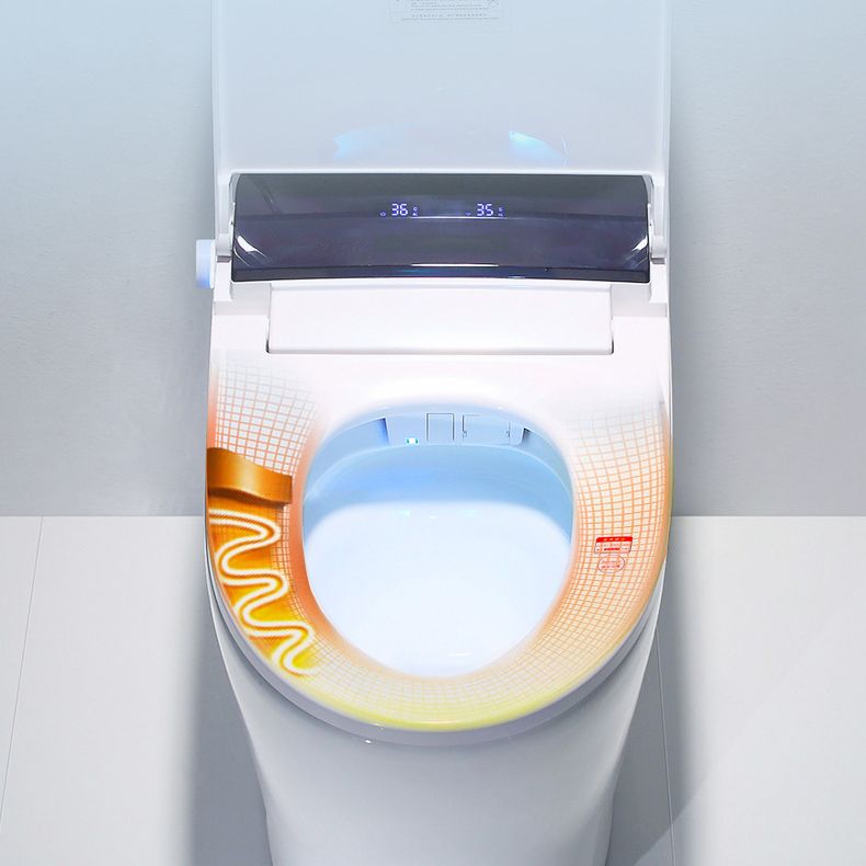 Modern Toilet Bowl Siphon Jet Concealed Tank Toilet with Seat for Bathroom