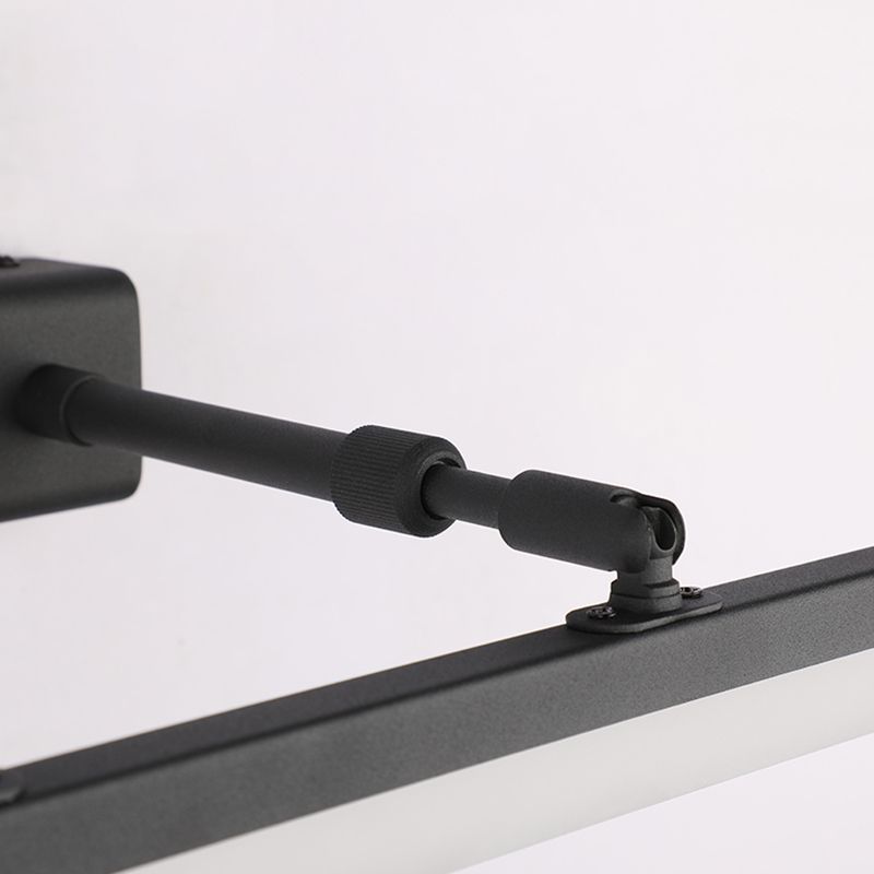 Metall lineare Wandbeleuchtung Vorlagen zeitgenössische LED -Wandleuchte für Badezimmer