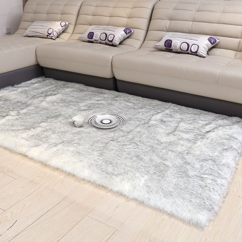 Tapis de couleur de couleur solide de tapis orange en polyester en polyester pour décoration domestique