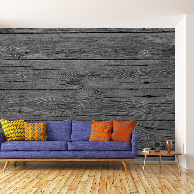 Decorative Wall Mural Wallpaper Wood Texture Sitting Room Wall Mural