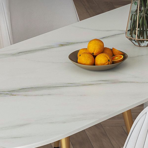 Sintered Stone Dining Table Traditional Luxury Dining Table for Kitchen