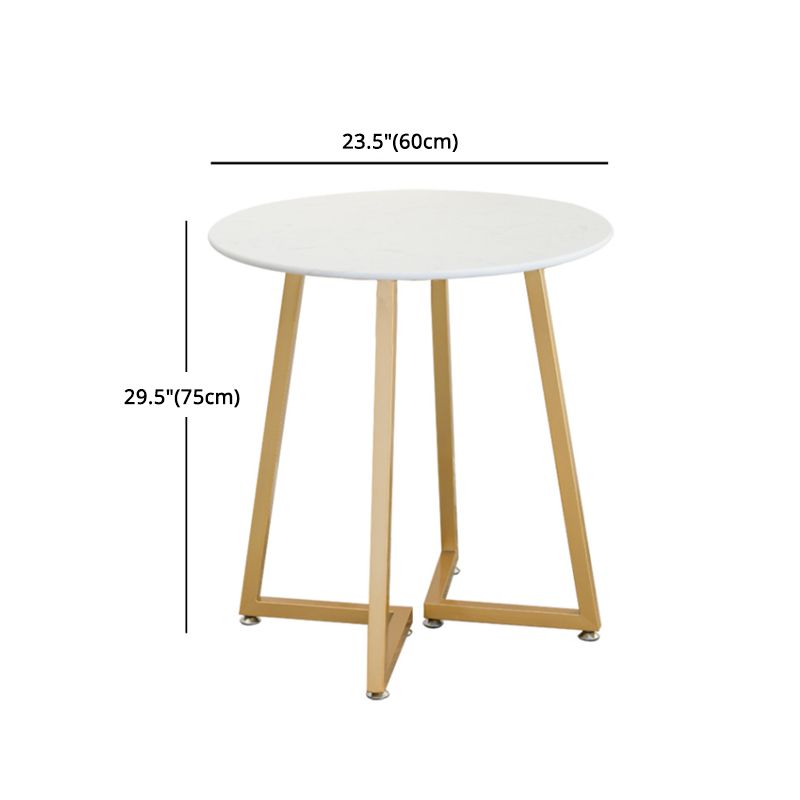 Glam Style Round Dining Room Table Set 1/3/4/5 Pieces Dining Set