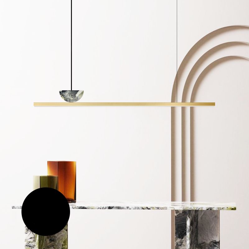 Nordic Modern Island Light Küche Esszimmer LED -Streifen Kronleuchter Leuchte