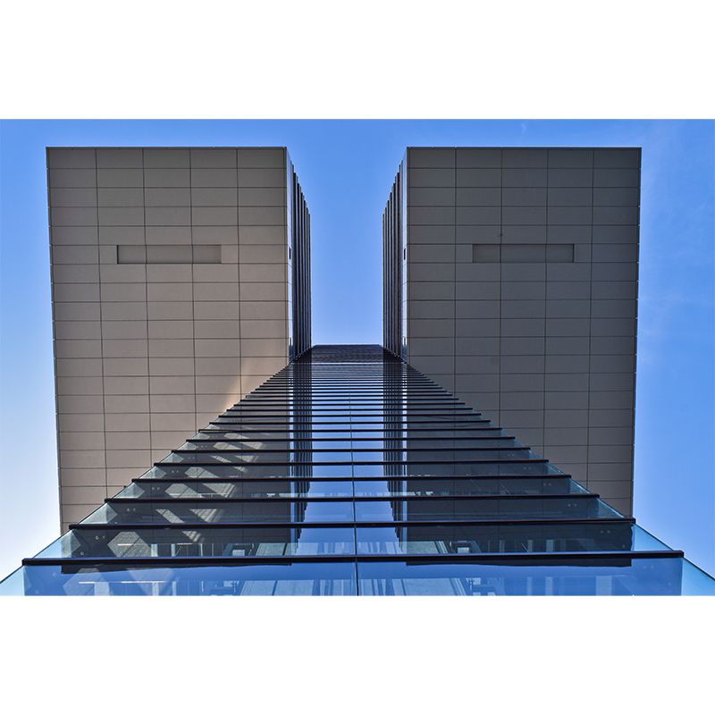 City Building Modern Mural Decoration Sitting Room Wall Covering, Custom Size Available