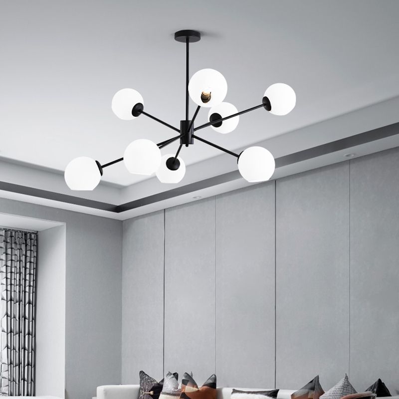 Nordisch moderne einfache leichte Luxusstil Anhänger Kronleuchter Licht für Wohnzimmer