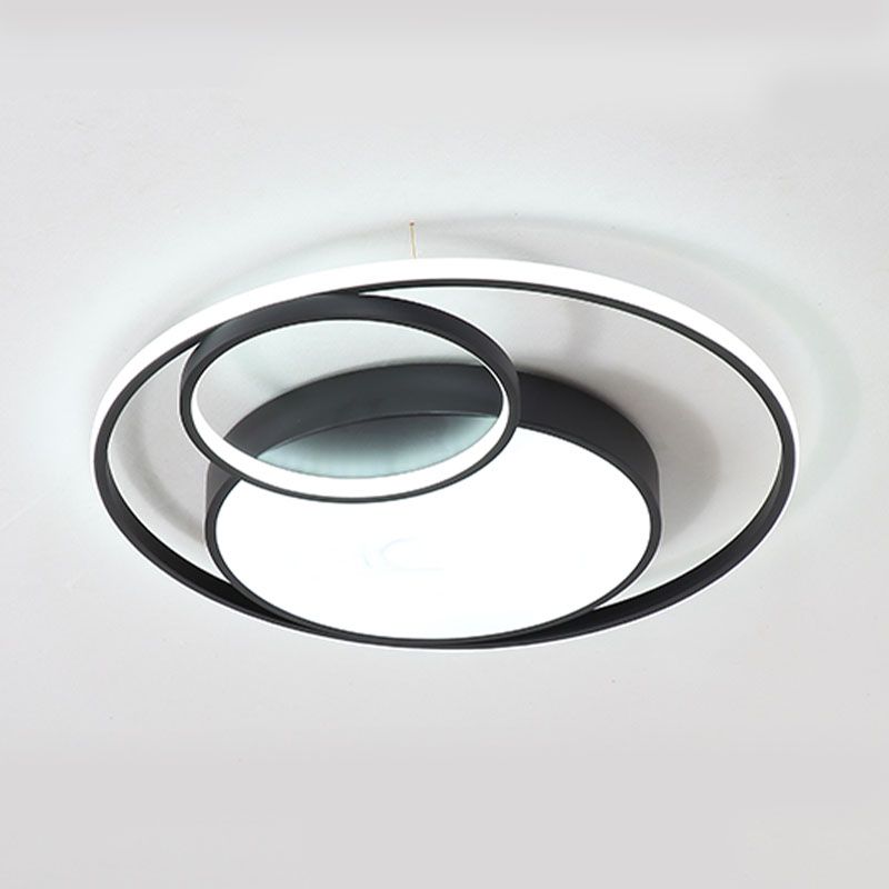 Lámparas de techo empotradas LED circulares con iluminación empotrada contemporánea