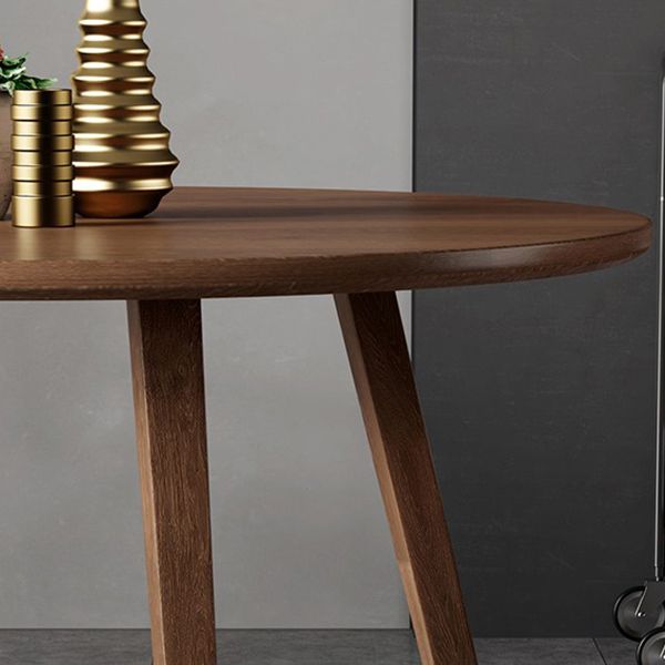 Kitchen Dinner Table Dining Room Round Wood Top Dining Table