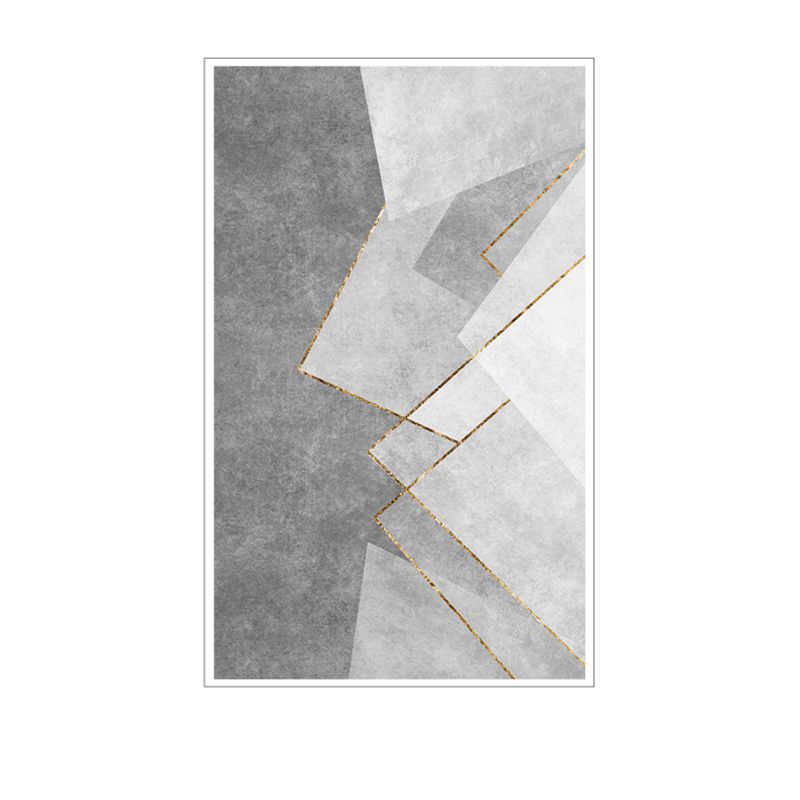 Simple Graphic Printed Carpet Polyester Indoor Carpet Non-Slip Backing Rug for Home Decoration