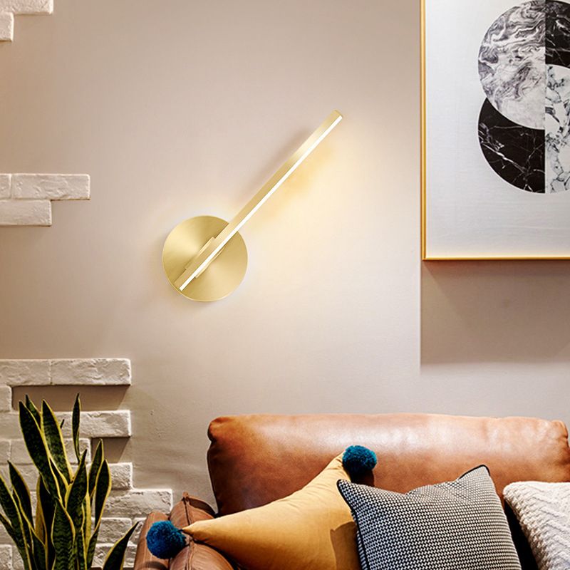 Pivoting Wall Lamps Simplicity Metal 1 Light Wall Light Sconces