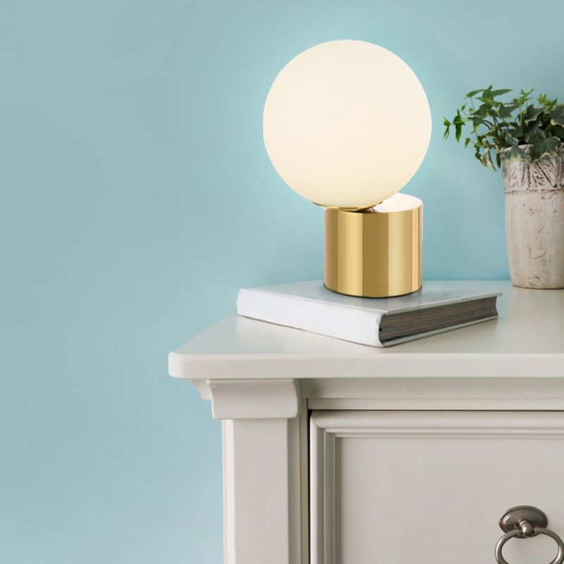 Moderno decorativo in vetro in vetro da tavolo da letto camera da letto ombra globo luci