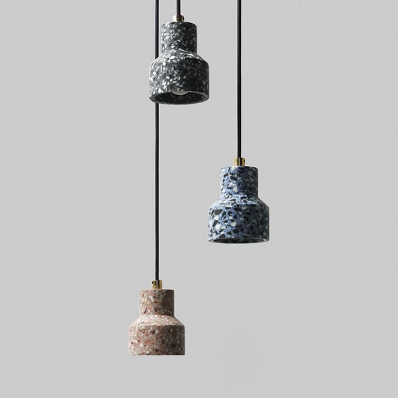 Schattierter Stein nach unten Mini Anhänger zeitgenössischer Stil Anhänger Beleuchtung für das Restaurant