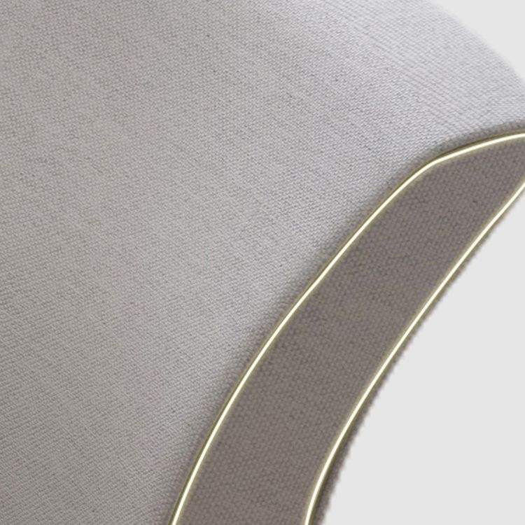 Silla de comedor tapizada con respaldo sólido, sillón contemporáneo con acabado mate, única