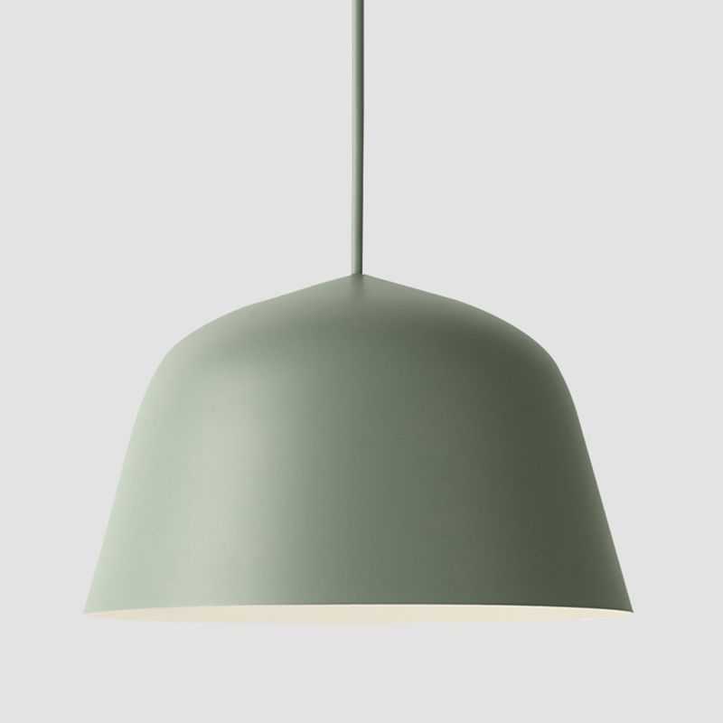 Forme de bol en métal Lumières suspendues modernes à 1-Light Prowing Fixture pour salle à manger