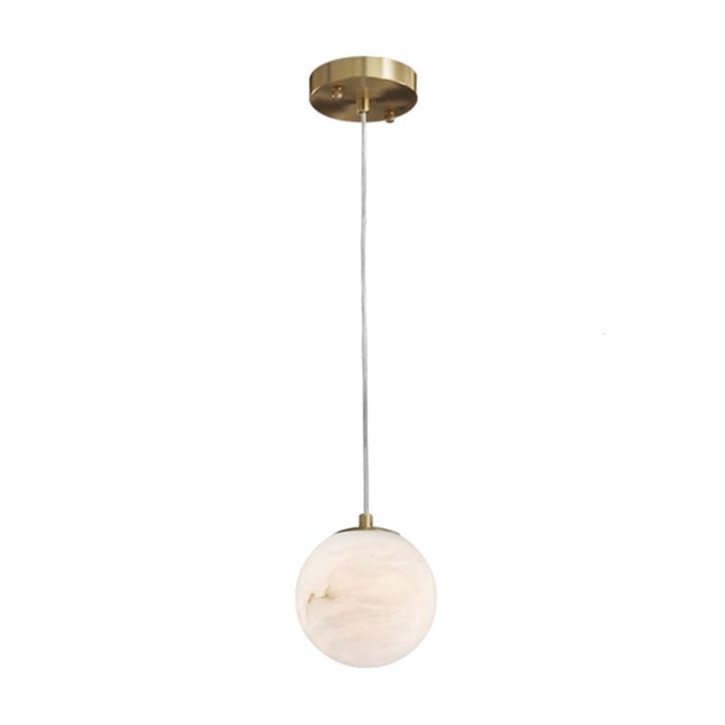 Marble 1-Light Hanging Lamp, Nordic Simplicity Design Pendant Lighting for Living