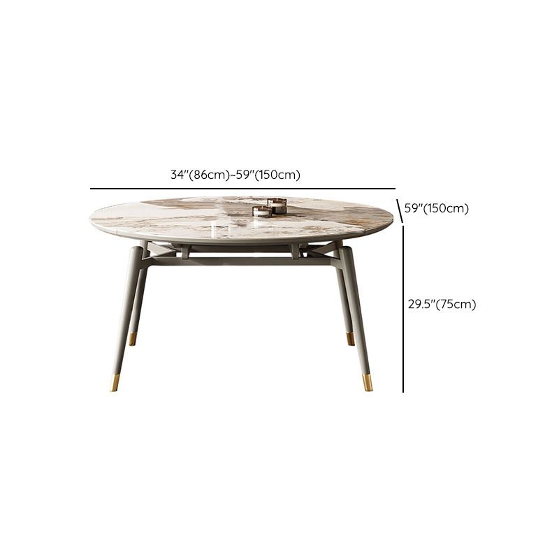 Dining Room Dinner Table Extendable 4 Legs Kitchen Dining Table