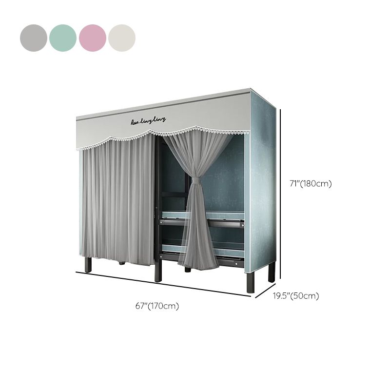 Foldable Metal Frame Wardrobe Wardrobe Freestanding Wardrobe with Garment Rod