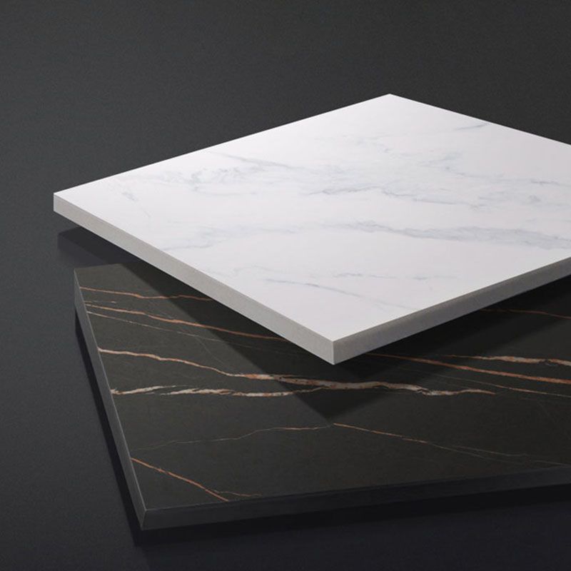 Industrial Style Bar Table Artificial Stone Top 42-inch Height Pub Table for Dining Room