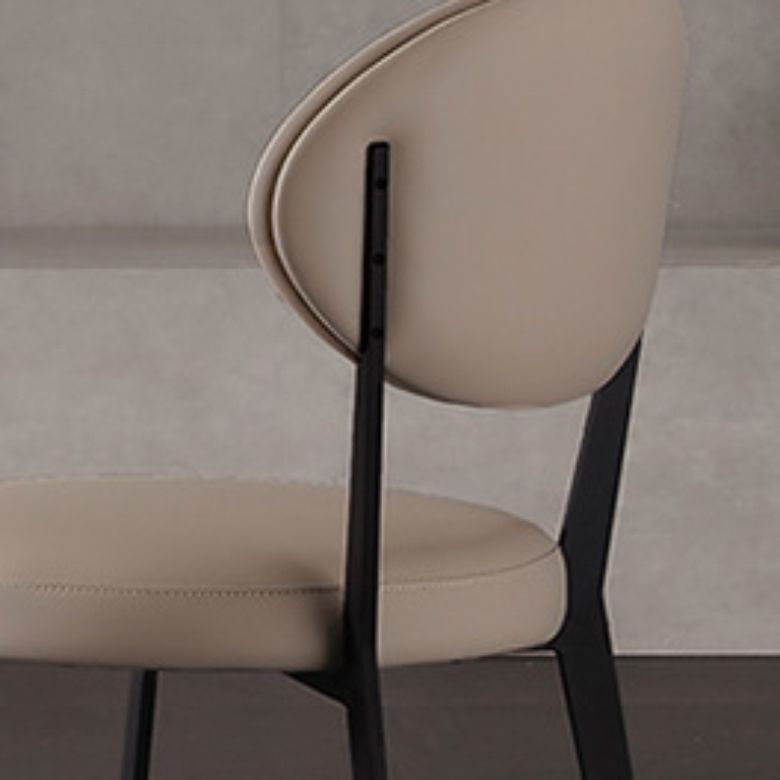 Faux Leather Dining Chairs Upholstered Dining Chairs in White
