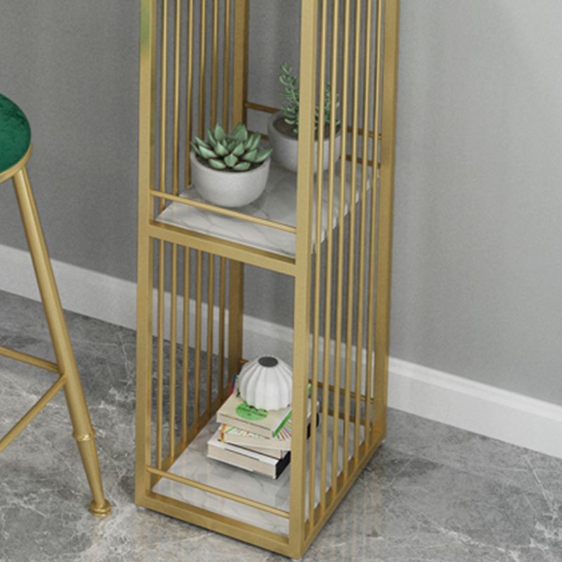 1/3/5 Pieces Bar Table Set Glam Rectangular Table and Stool Set