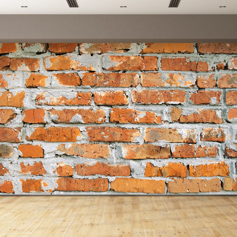 Modern Style Photography Wall Mural Wallpaper Brick Texture Bedroom Wall Mural