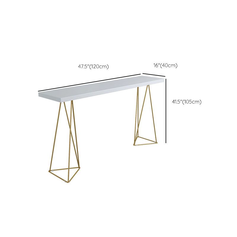 Solid Wood Bar Stool and Table Rectangular 1/3 Pieces Pub Table Set