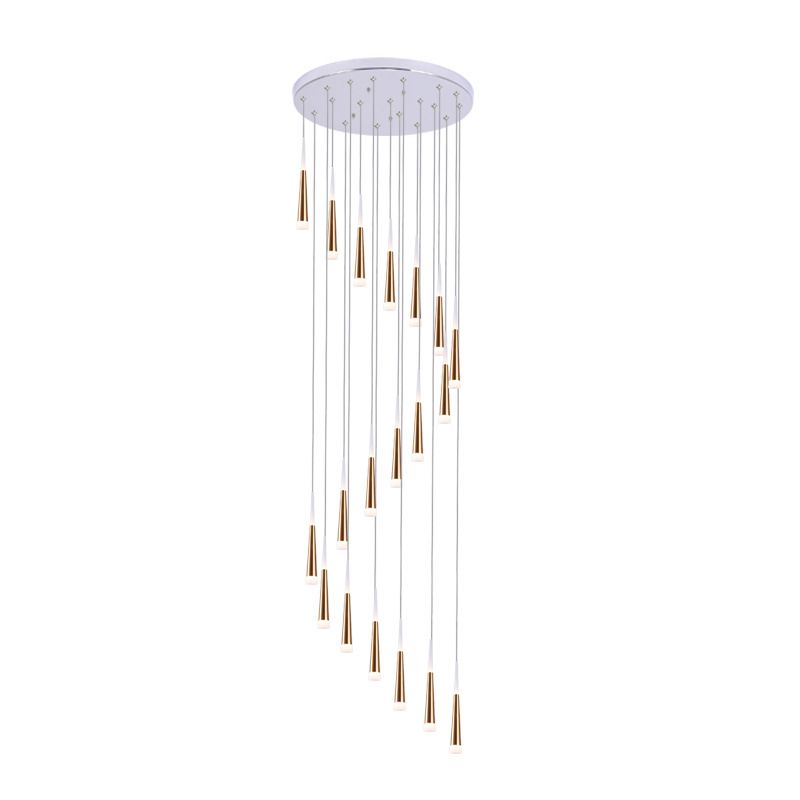 Modern multi -light hanger Led Light Indoor Hotel Light Long Trap Light