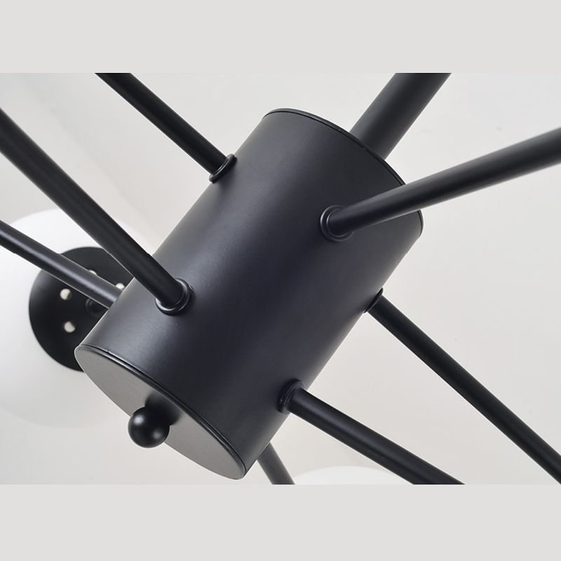 2 Color Opcional Candelera moderna Candelera de sombra de vidrio esmerilado para dormitorio de sala de estar