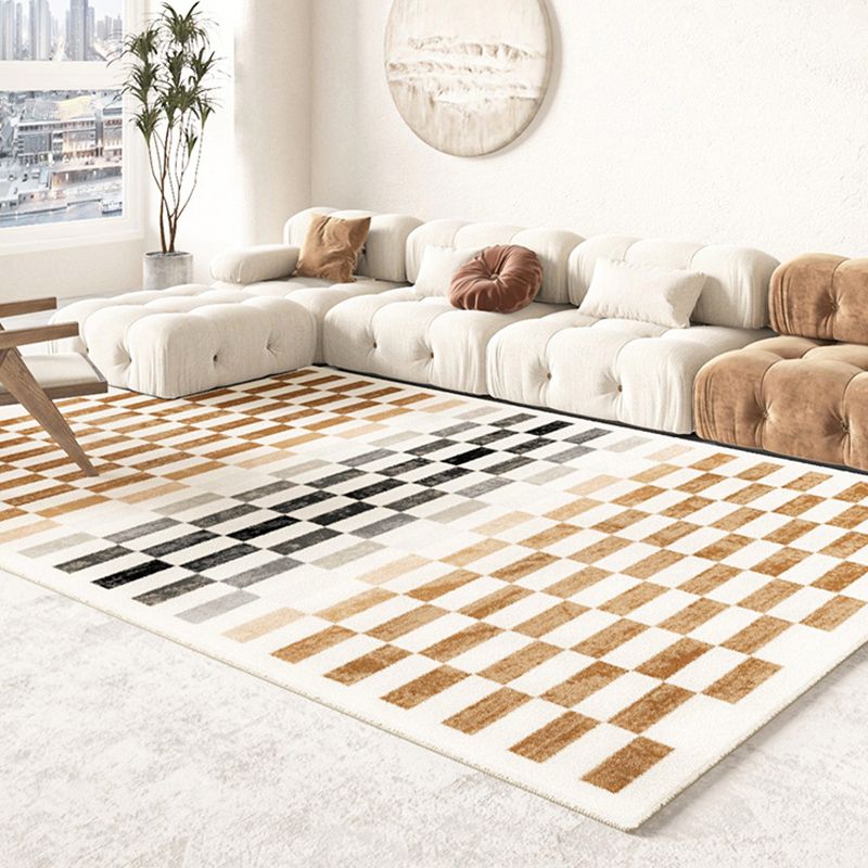 Geometric Patterns Rug Indoor Carpet Stain Resistant Indoor Rug for Home Decoration