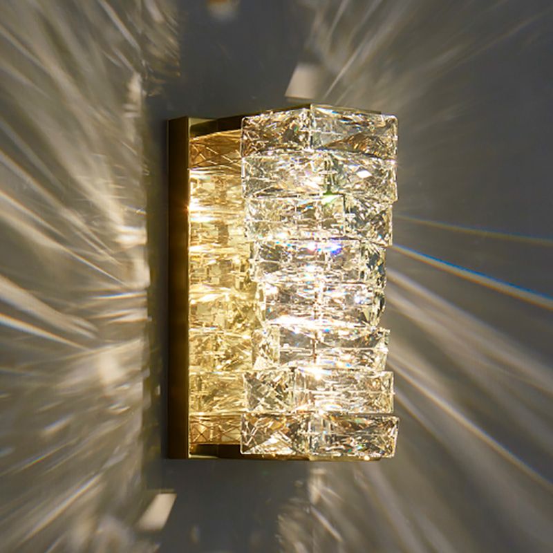 Postmodern Crystal Wall Sconce Sconce LED Montate Montata per il soggiorno camera da letto