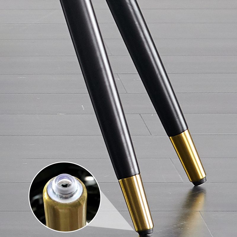 Contemporary Side Chair Upholstered Armless Faux Leather Dining Chairs