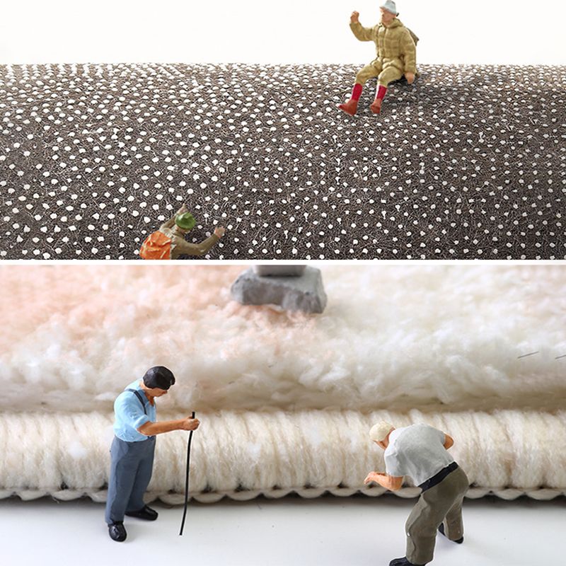 Tapis de motif en bois moderne de couleur unie simple du tapis de motif en vile