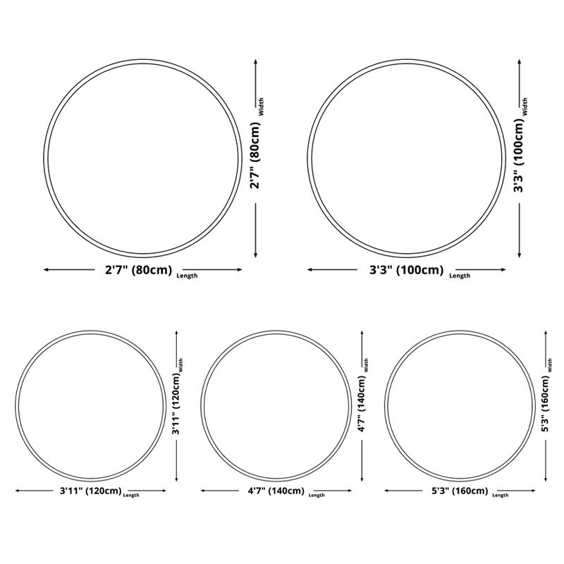 Christmas Theme Area Rug Funky Round Carpet Polypropylene Washable Area Rug for Living Room