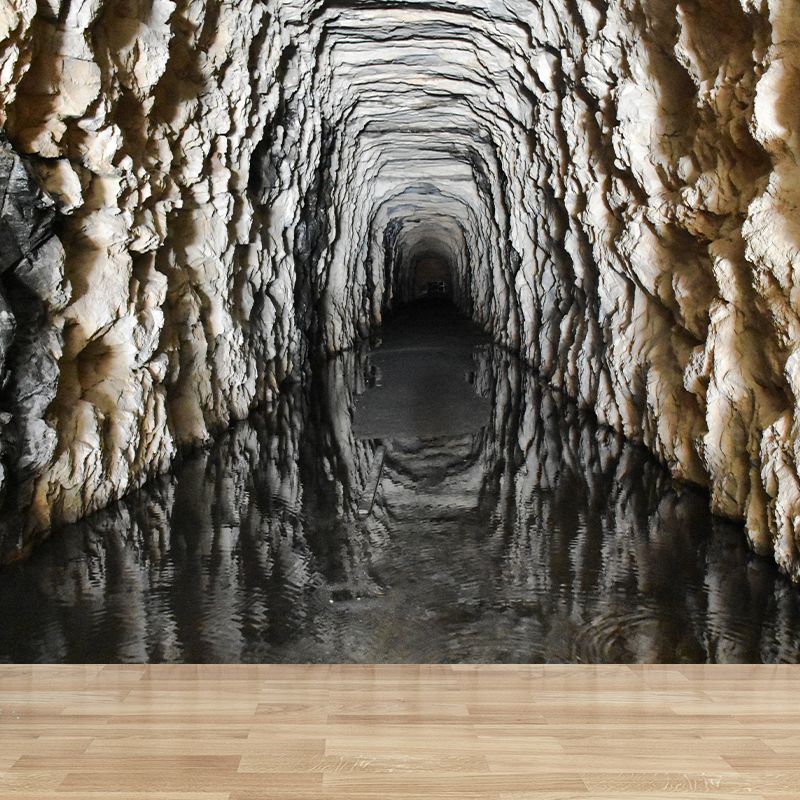 Mildew Resistant Tunnel Mural Wallpaper 3D Scene Wall Decor Bedroom Wall Murals