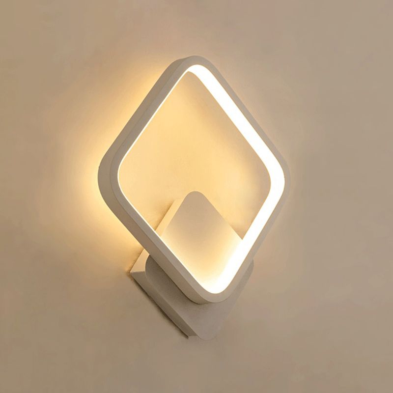 Modern Linear Wall Light Square LED Wall Light Sconce for Bedroom