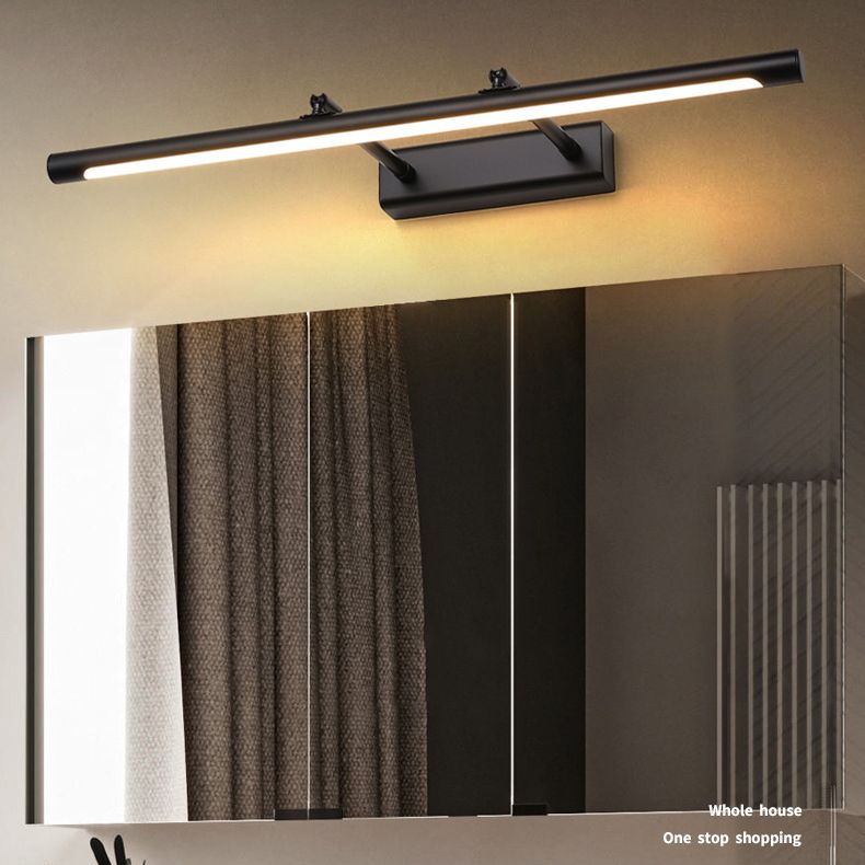 Streamlined Metal Wall Mounted Vanity Lights Modern Vanity Lighting Fixtures for Bathroom