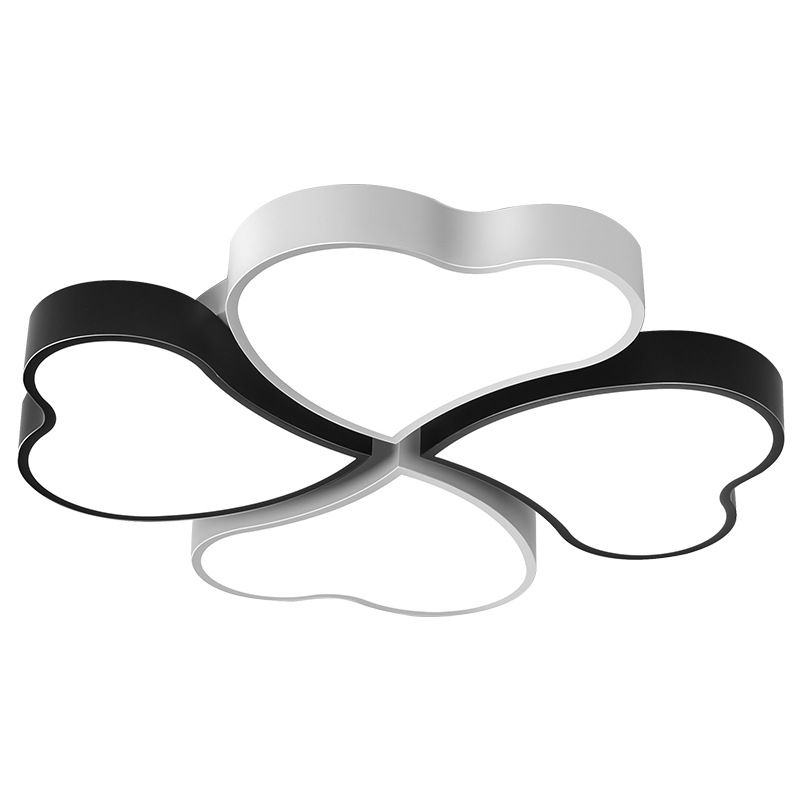 Kleeblattförmige Foyer-LED-Deckenleuchte aus Acryl im nordischen Stil, Unterputzleuchte