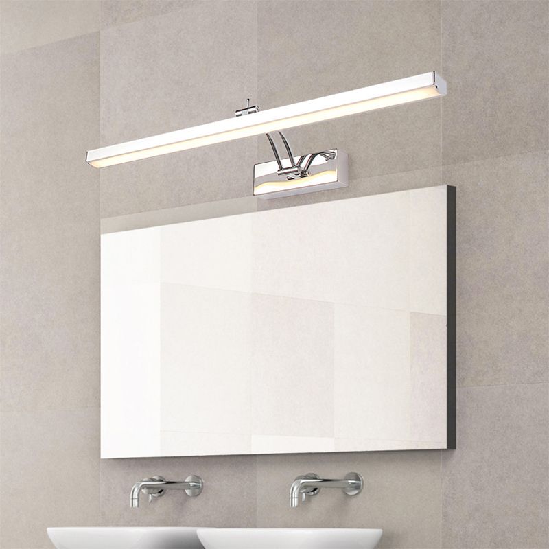 Contemporary Vanity Light Simple Linear Mirror Lighting Fixtures for Bathroom