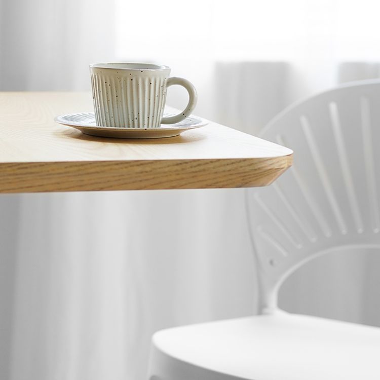 Table de bar en métal industriel top carré top 41,3 "H Table du bistrot de piédestal pour le café