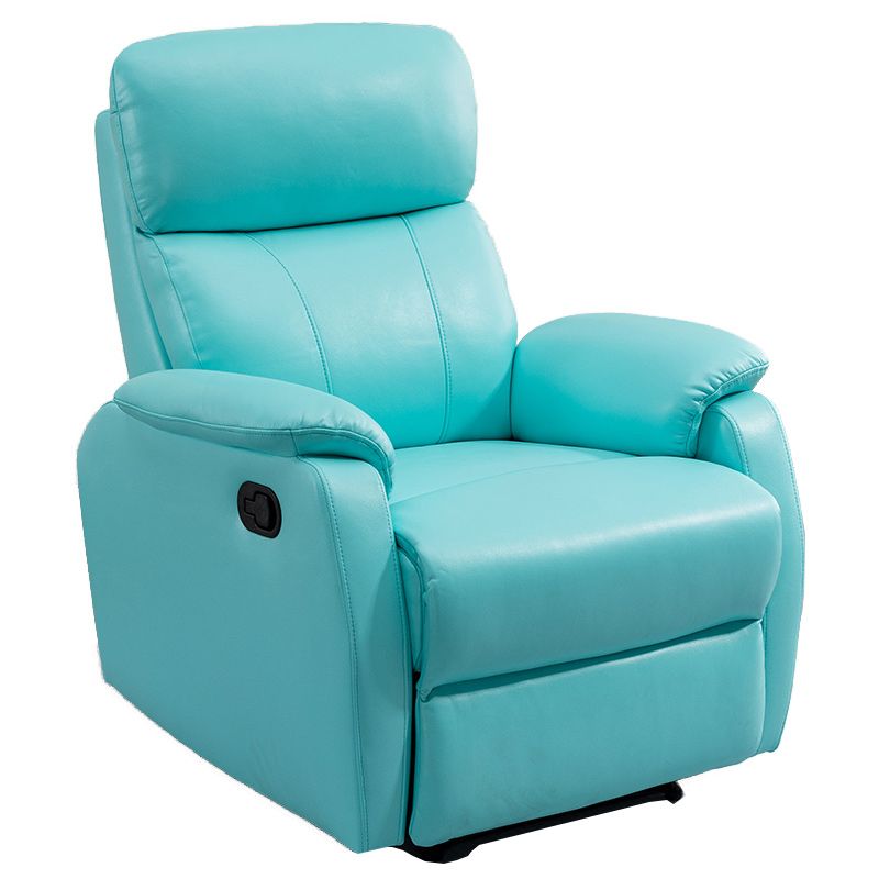 Contemporary Leather Recliner 32.7" Wide Standard Recliner with Footrest